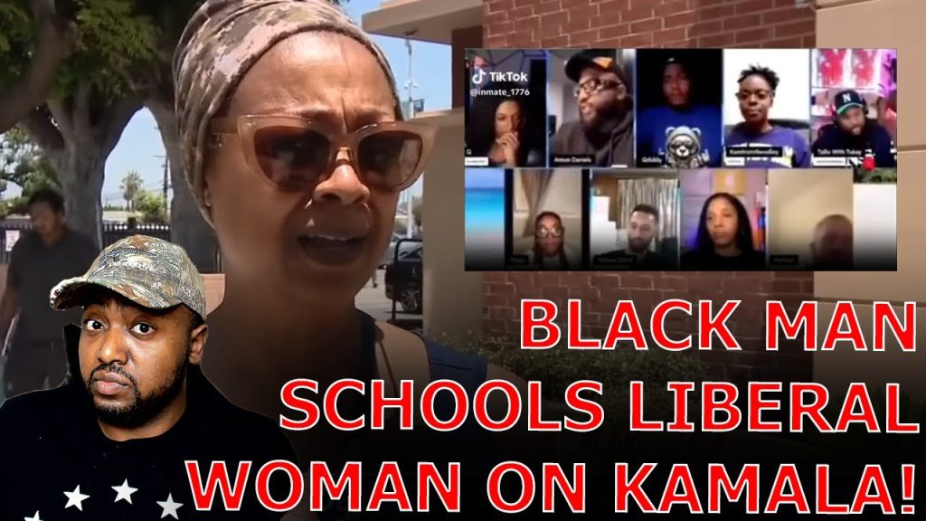 Black Man SCHOOLS Liberal Black Woman Voting For Kamala Harris Just Because She Is A ‘Black’ Woman!