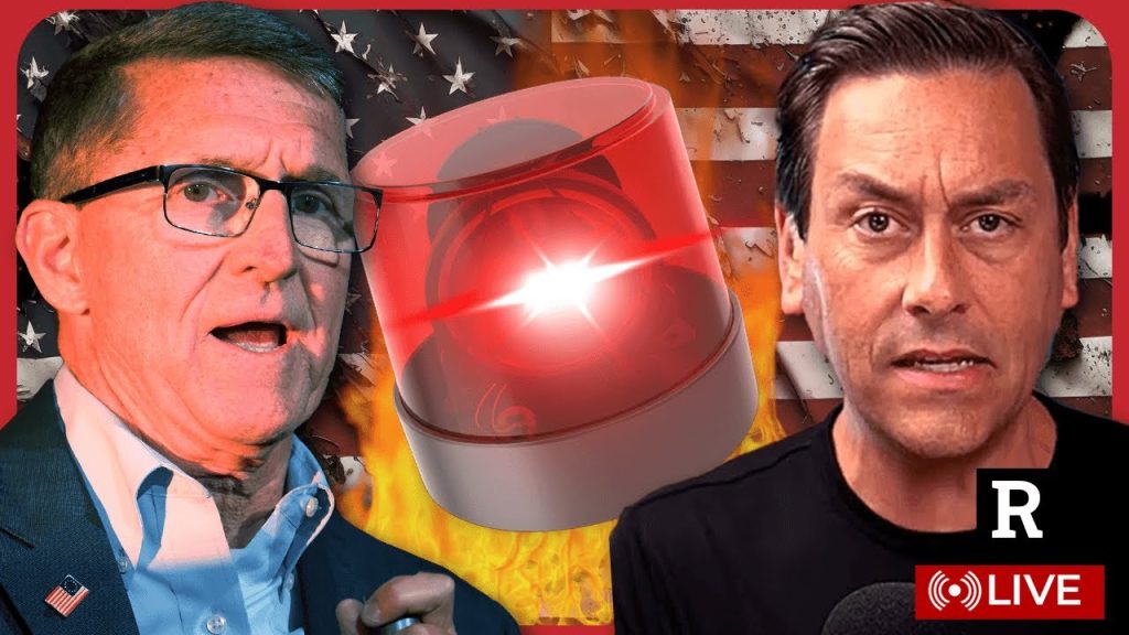 NATIONAL EMERGENCY! General Mike Flynn Joins Redacted For Special Warning Broadcast | Redacted News